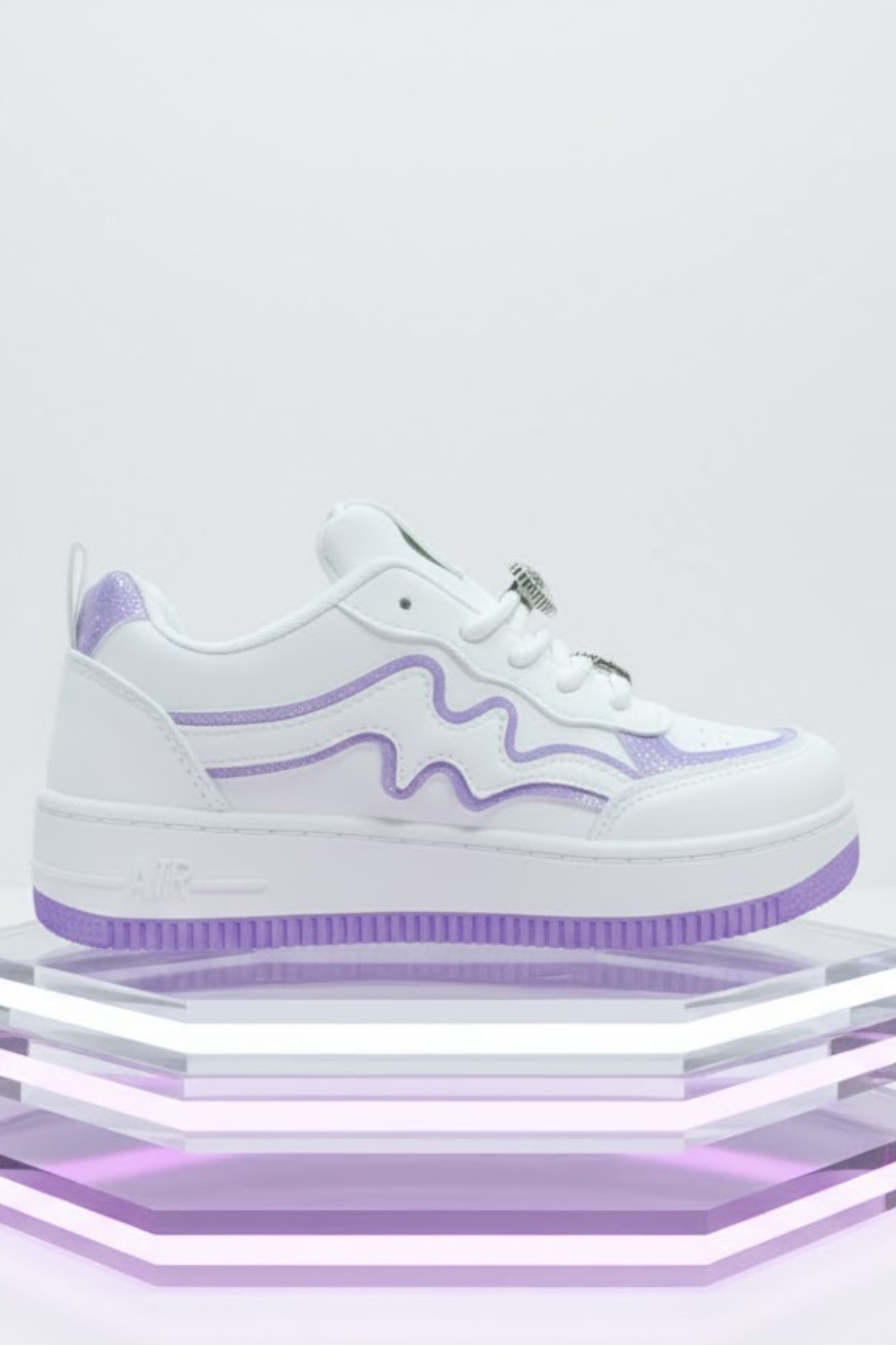 Purple Wave Trendy Sneakers for Women